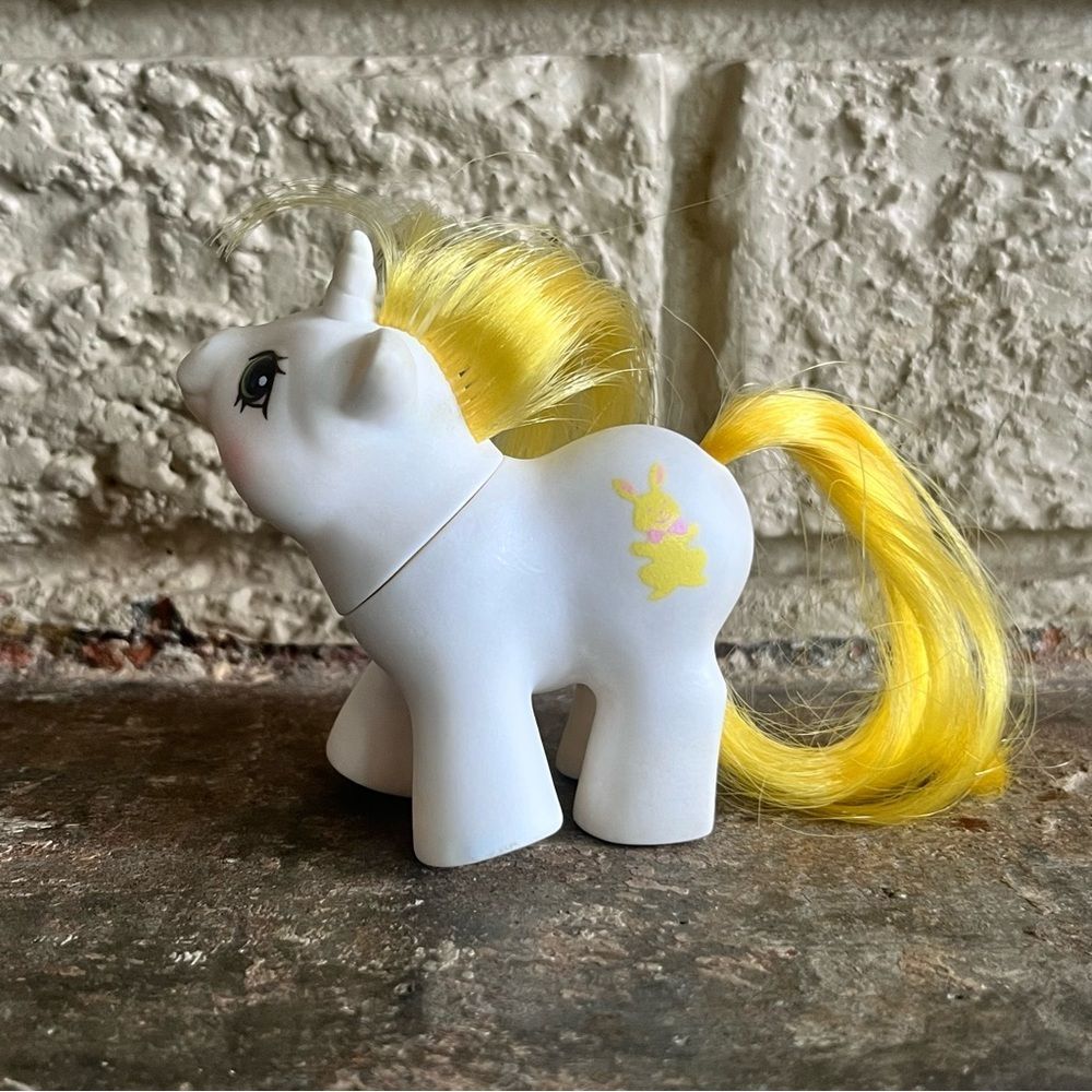 My Little Pony G1 Vintage 1987 Rattles Newborn Twin Ponies White Unicorn🦄